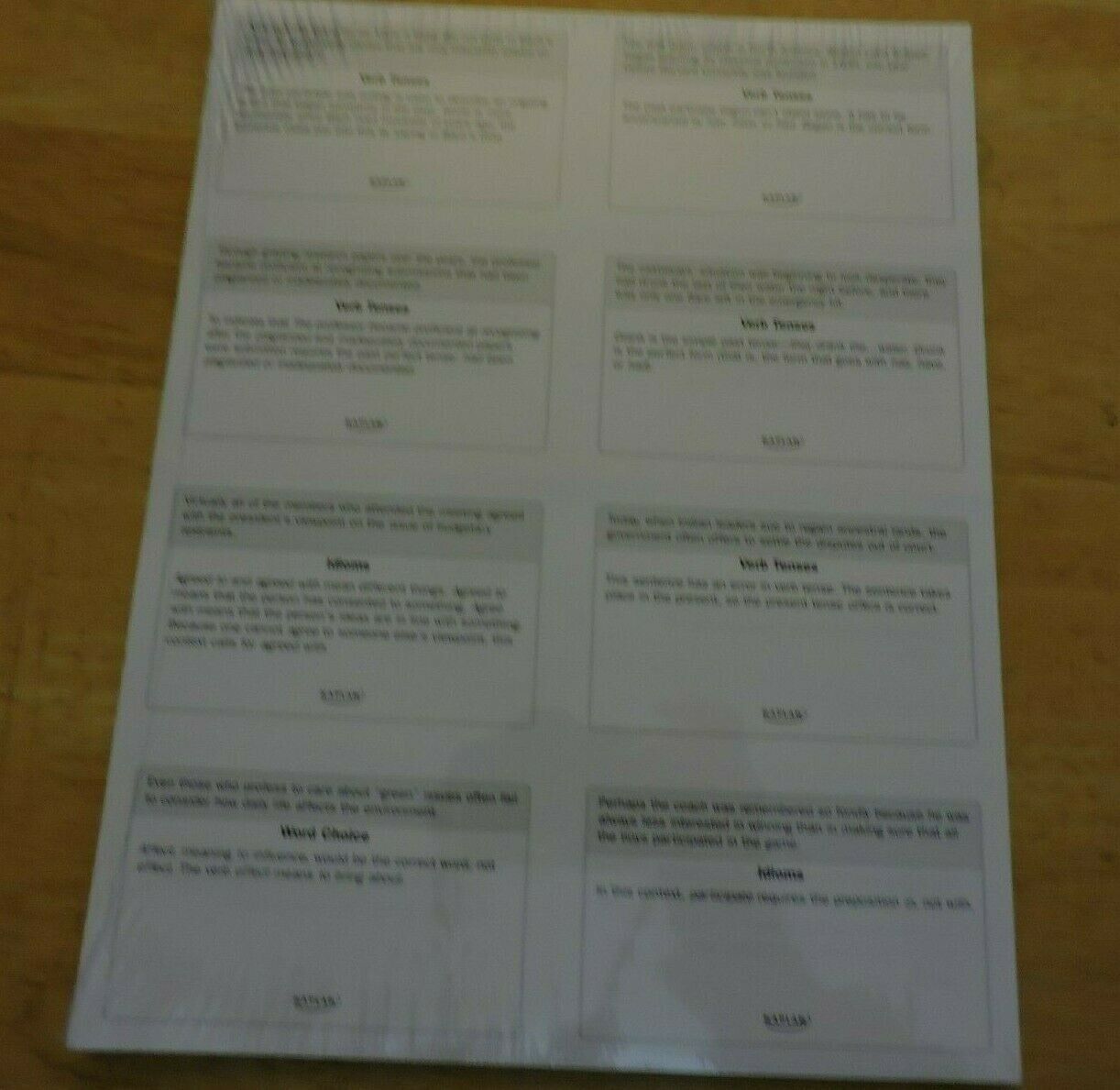 KAPLAN TEST PREP AND ADMISSIONS ACT FLASHCARDS NEW IN PACKAGE