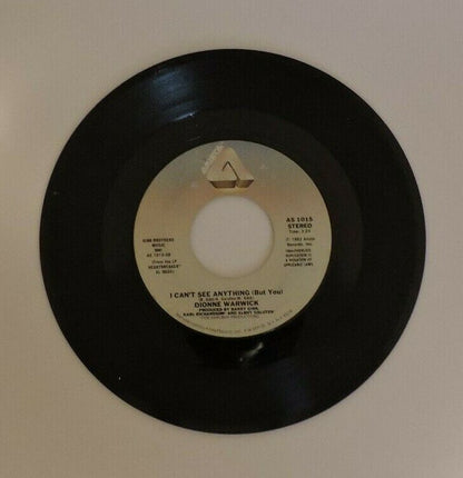 Dionne Warwick; " Heartbreaker & I Can't See Anything" 45 RPM 6" Vinyl Record