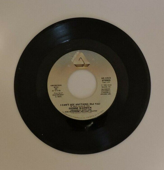 Dionne Warwick; " Heartbreaker & I Can't See Anything" 45 RPM 6" Vinyl Record