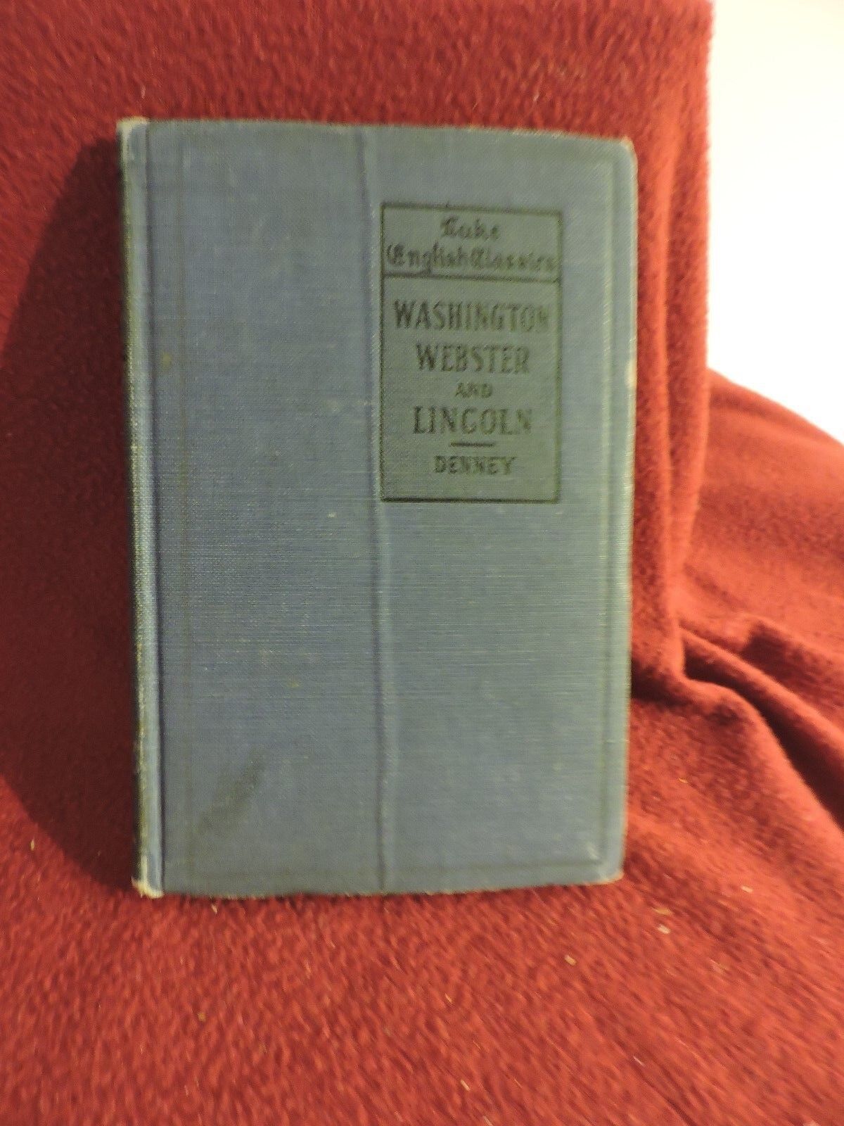 VINTAGE Washington, Webster and Lincoln Lake English Classic 1910