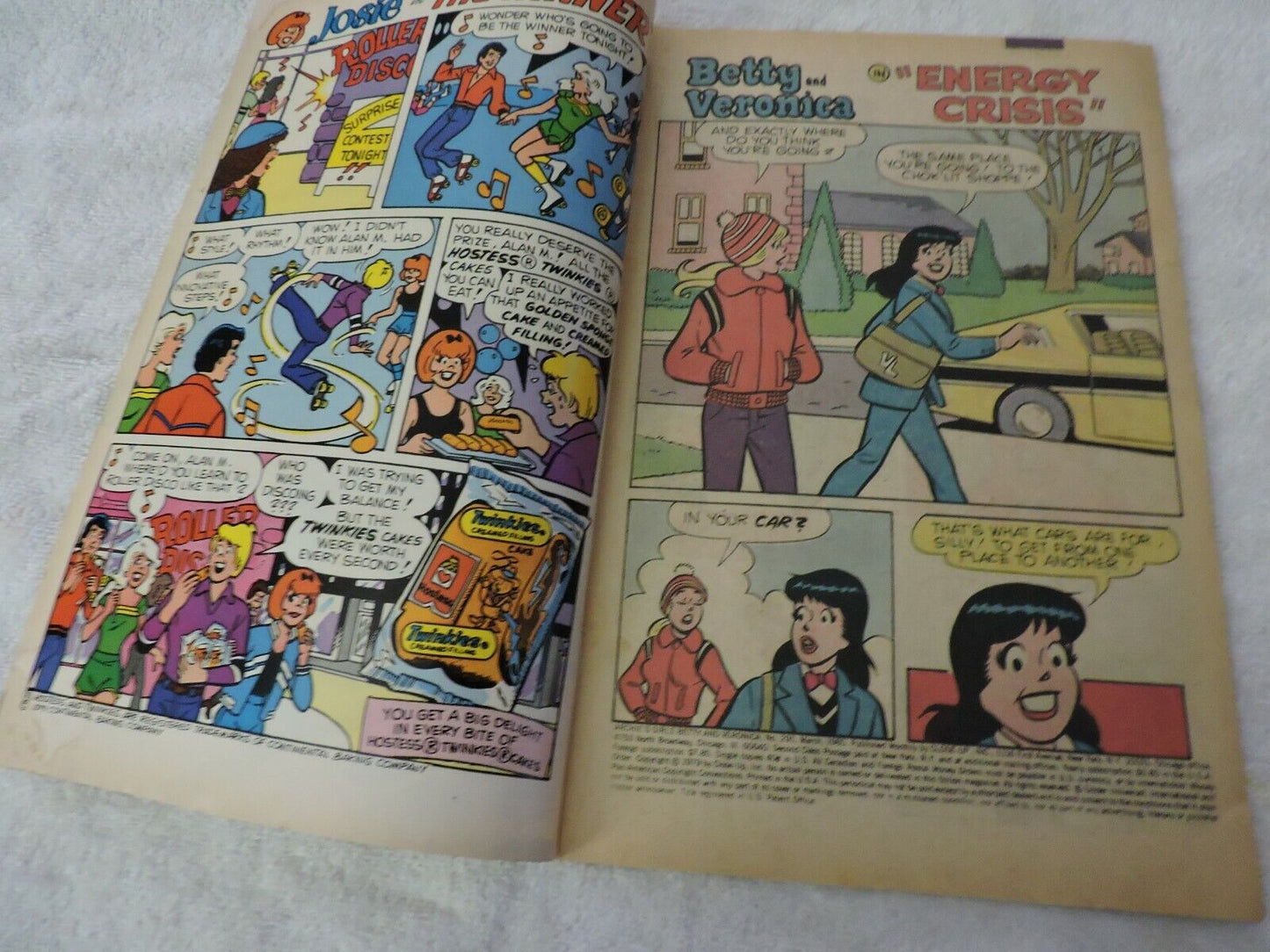 BETTY AND VERONICA (ARCHIE'S GIRLS) #291  MARCH 1980  UNGRADED