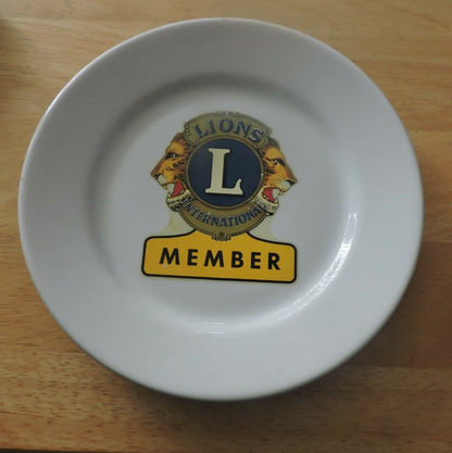 LION'S INTERNATIONAL MEMBER 9" PLATE