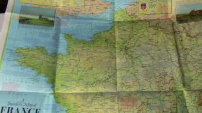 The National Geographic Magazine Map of France 1971