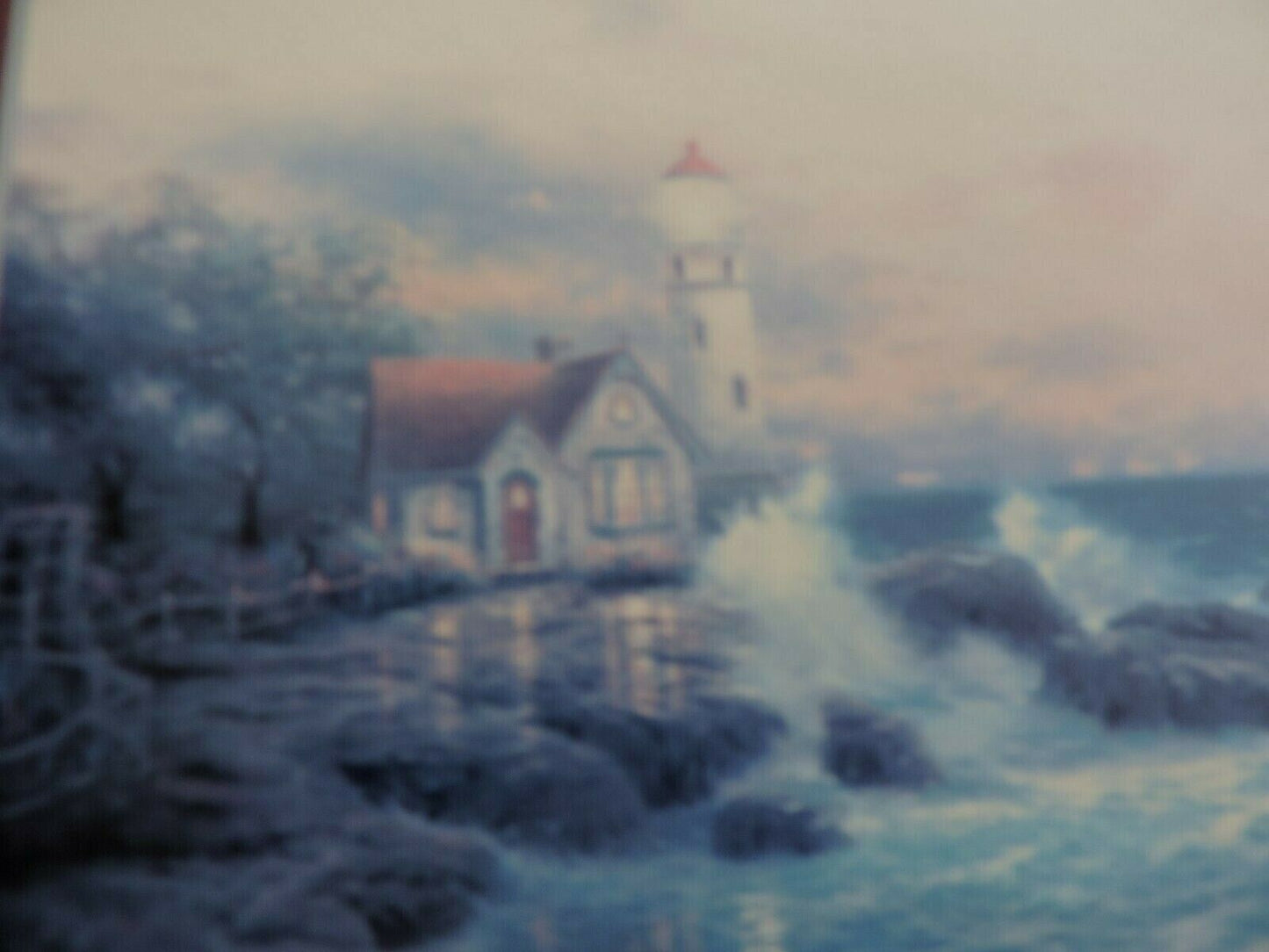 THE LIGHT OF PEACE BY THOMAS KINKADE PRINT 2006  10X8