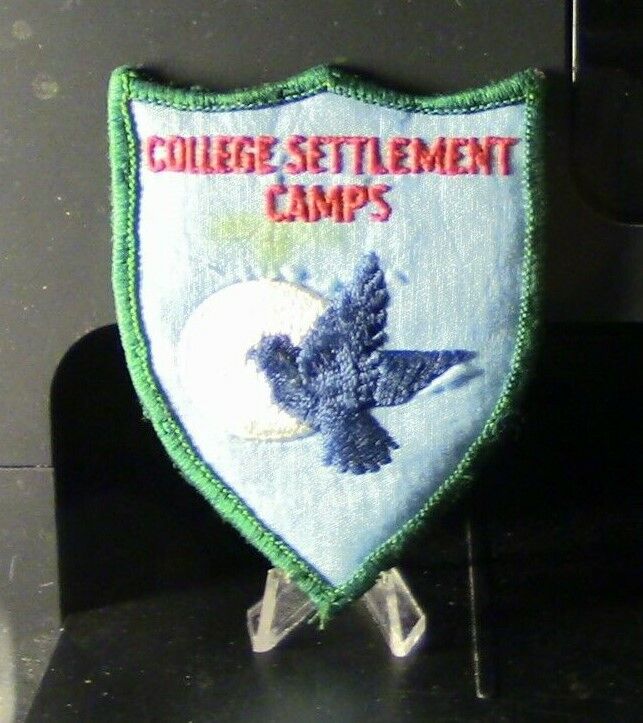 BSA:  College Settlement Camps Patch, Blue