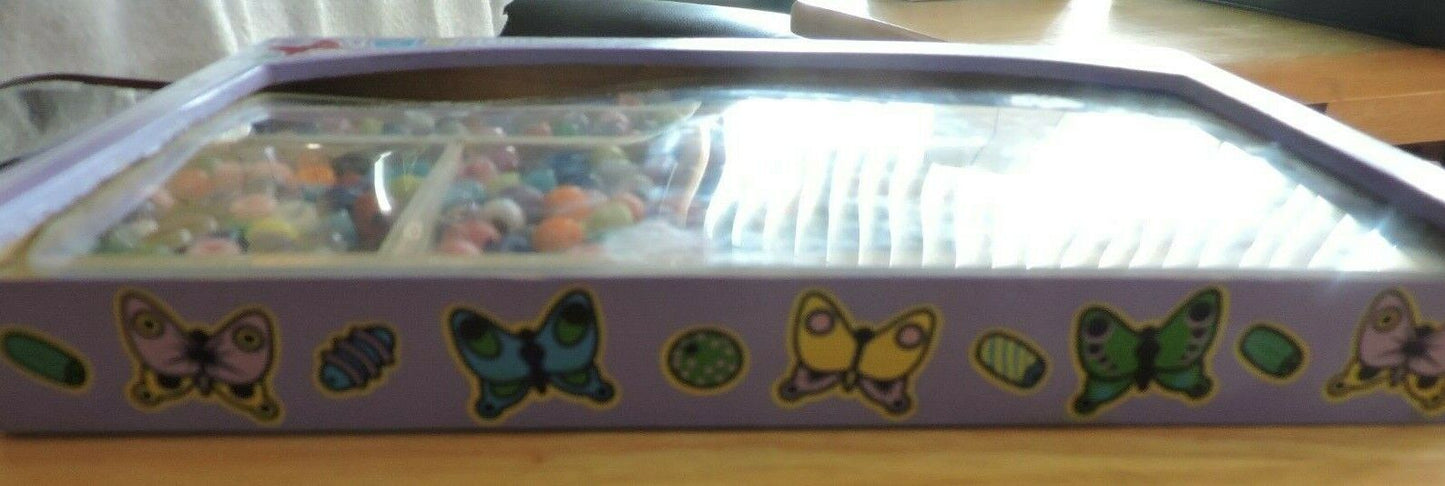 BOX OF CRAFT BEADS
