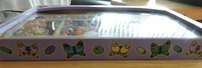 BOX OF CRAFT BEADS
