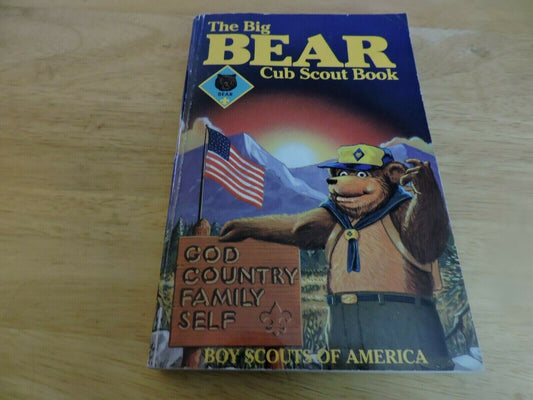 THE BIG BEAR CUB SCOUT HANDBOOK 1990 PRINTING