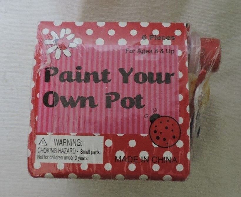 Butterfly Themed Paint Your Own Flower Pot Kit