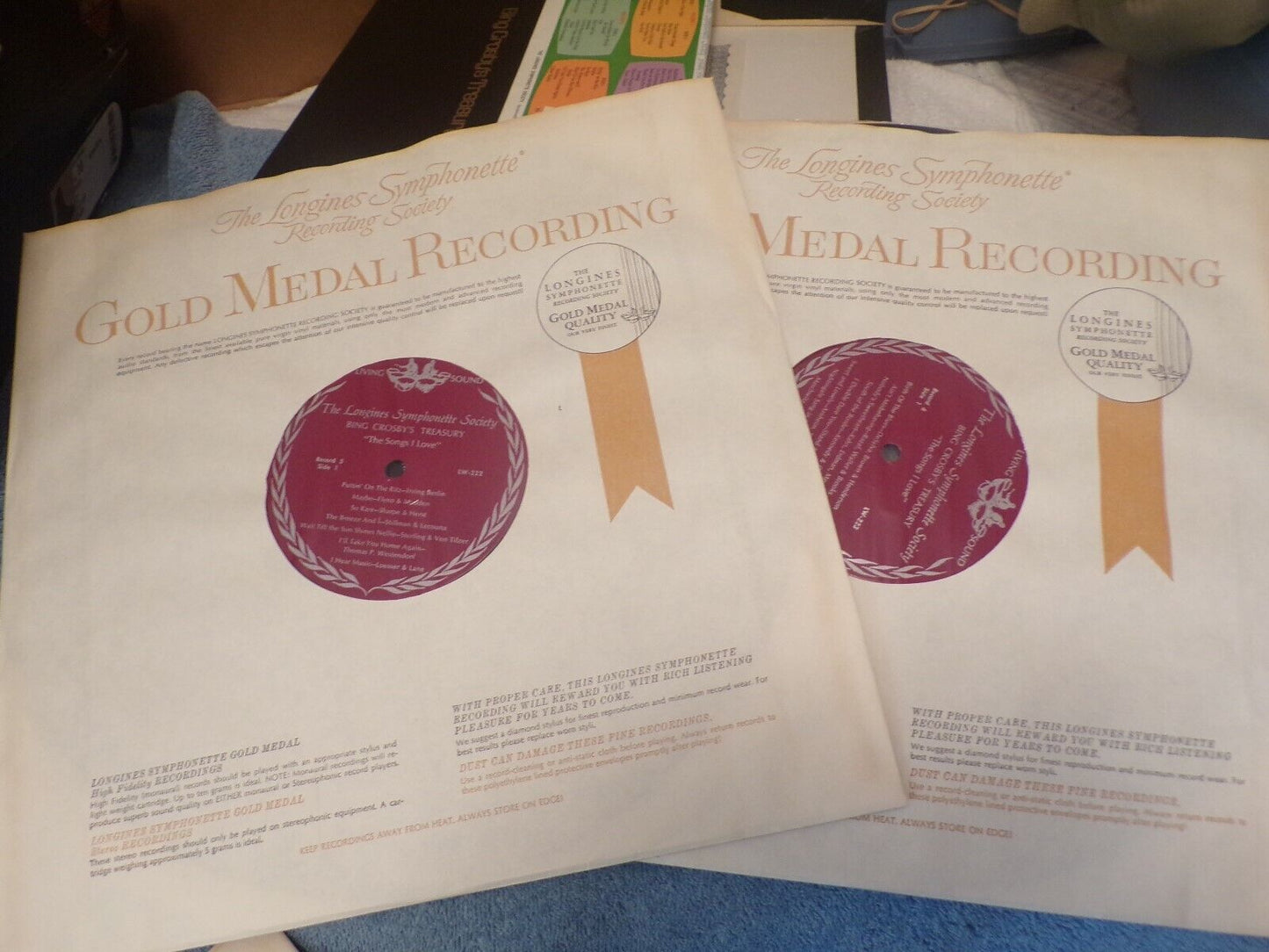 Bing Crosby's Treasury: "The Songs I Love" 6 Album Set