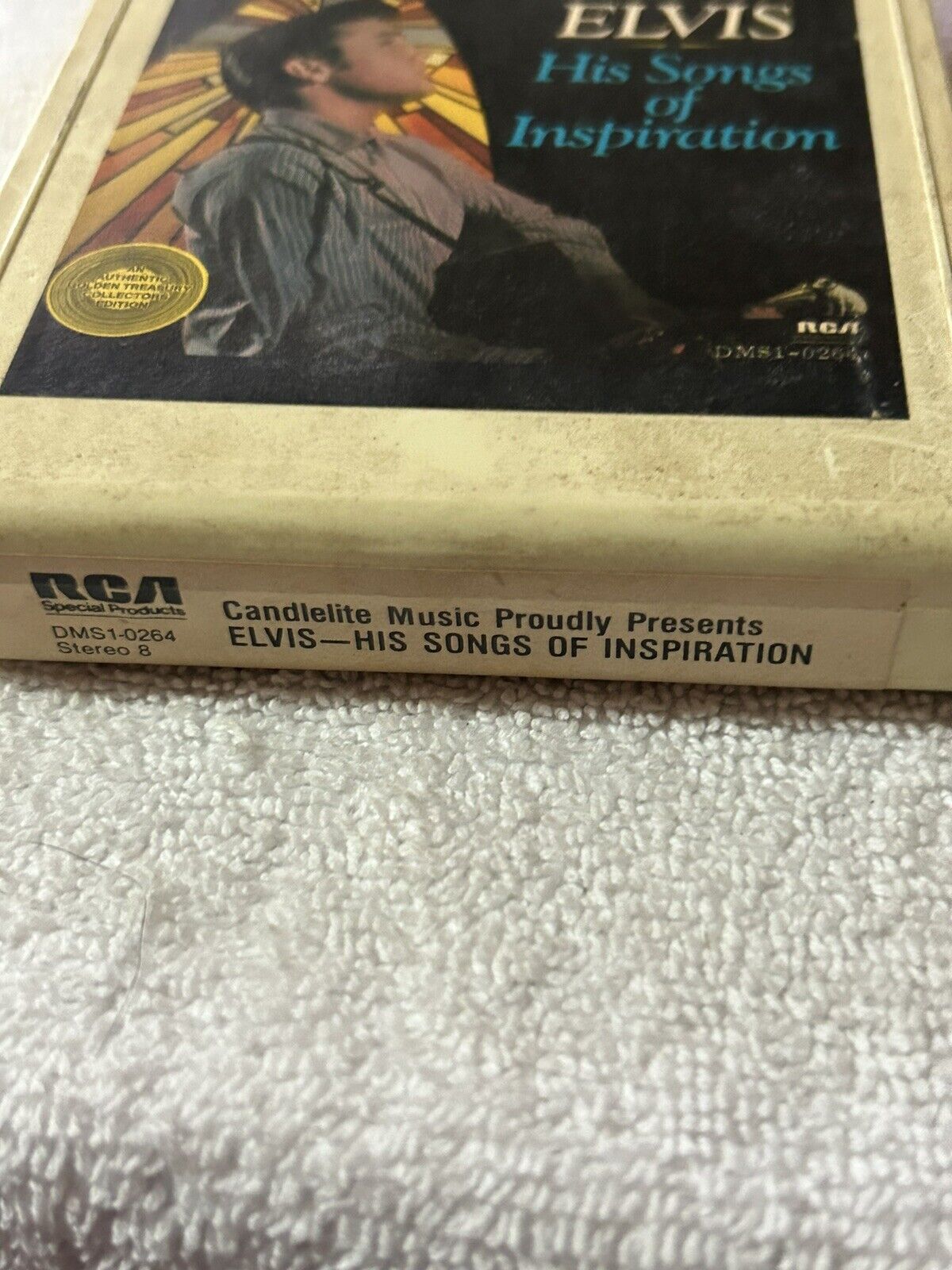 8 TRACK TAPE:   ELVIS HIS SONGS OF INSPIRATION 1972
