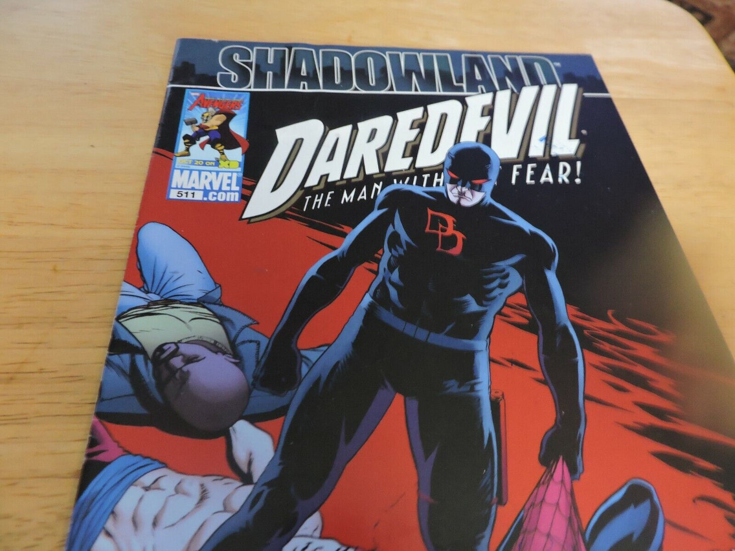 DAREDEVIL THE MAN WITHOUT FEAR #511" SHADOWLAND"  UNGRADED
