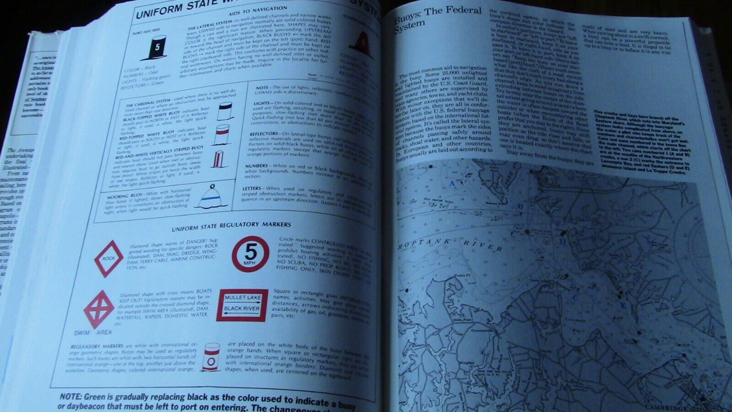 The Annapolis Book of Seamanship By John Rousmaniere 1983 Edition