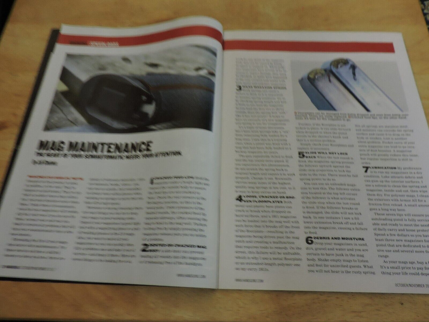 HANDGUNS   OCOTBER/NOVEMBER 2017  PRO TIPS ON CLEANING GUN JAMS