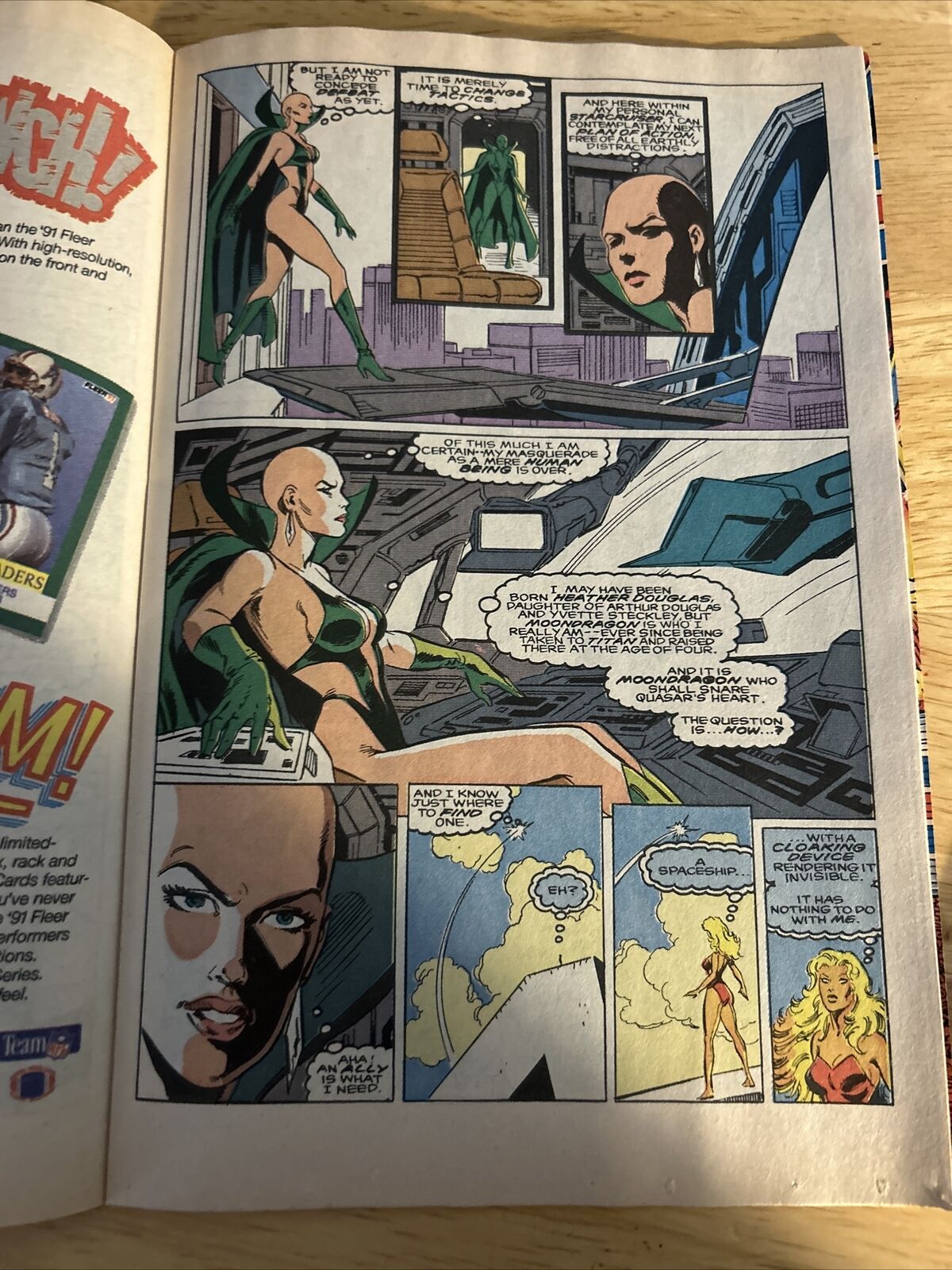 Quasar In His New and Final Costume Marvel Comic, Issue # 26