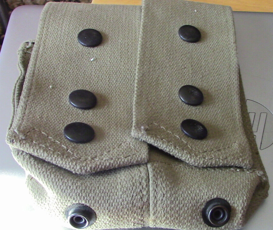 WWII-Army Two Pouch Grenade Holder