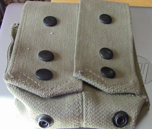 WWII-Army Two Pouch Grenade Holder