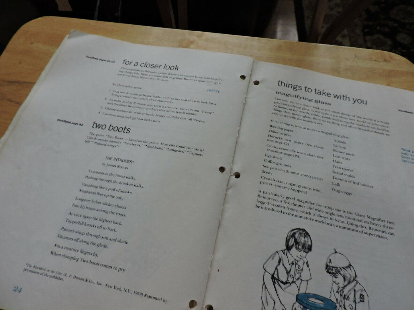 MOREABOUTS FOR BROWNIE GIRL SCOUT LEADERS 1968