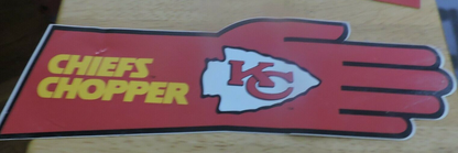 LOT OF KC CHIEF MEMORABILLIA: AUTOGRAPH OF NEIL SMITH, PICTURE, PIN, STICKERS