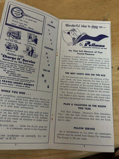 KANSAS CITY SOUTHERN LINES INFORMATION FOLDER 1964
