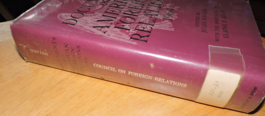 DOCUMENTS ON AMERICAN FOREIGN RELATIONS 1964