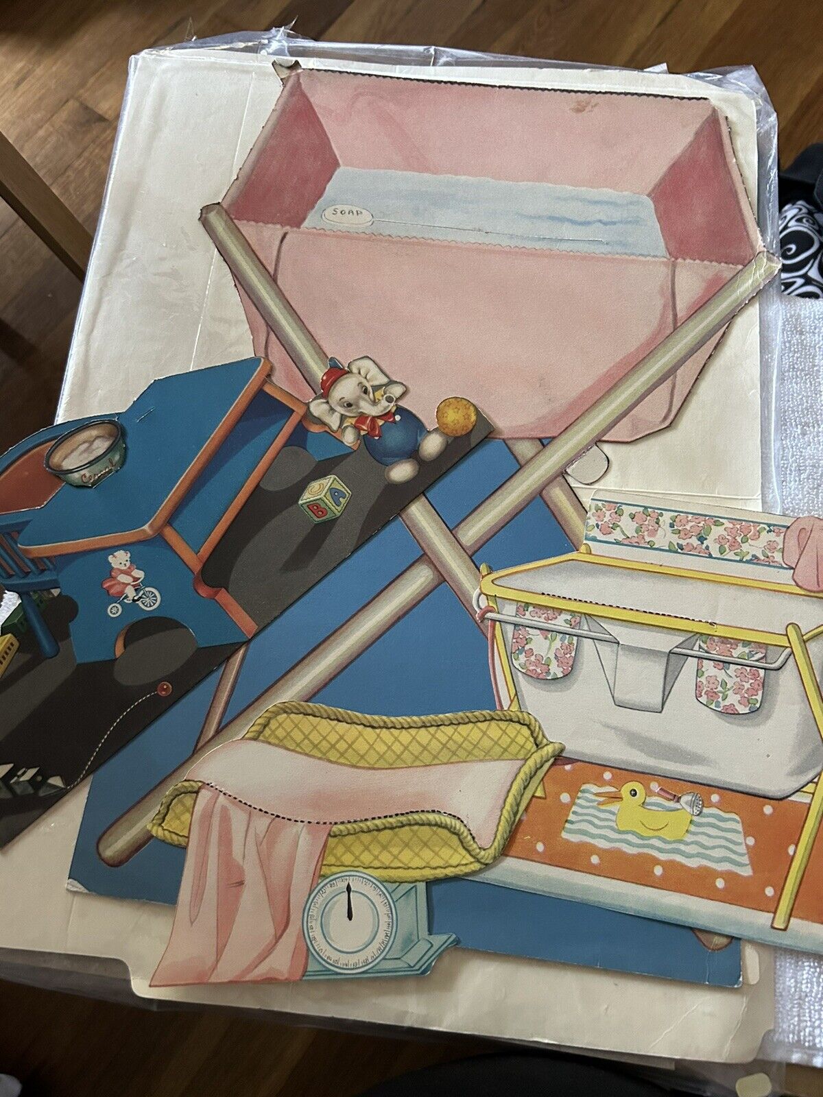 QUEEN HOLDEN "BABY STUFF"  12 PIECES: BASSINET, DRESSER, BUGGIES, BED, ECT.
