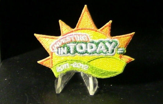 Official Girl Scouts: "Investing in Today 2011-2012" Patch