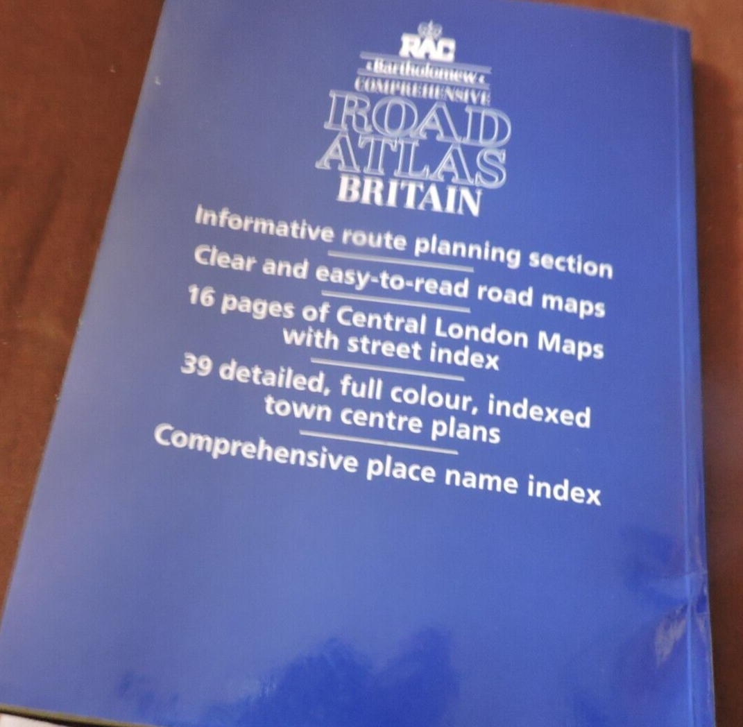 RAC: ROAD ATLAS BRITAIN SEPTEMBER 1995