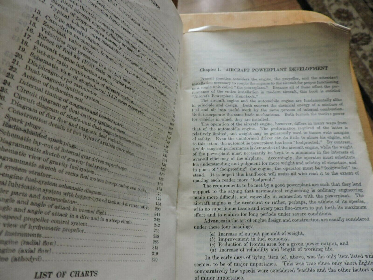 AIRCRAFT POWERPLANT HANDBOOK JANUARY 1949, US DEPARTMENT OF COMMERCE CIVIL AERON