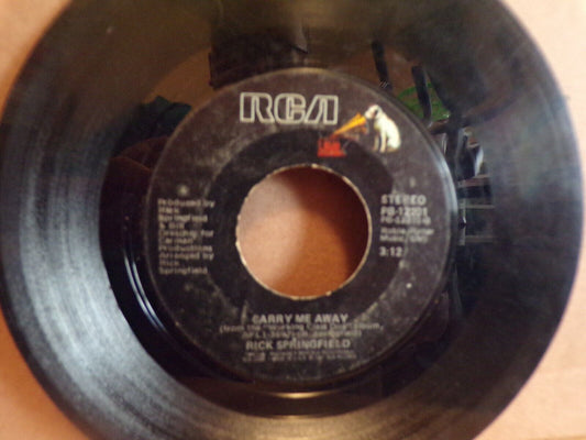 Rick Springfield presents Carry Me Away/Jessie's Girl Record