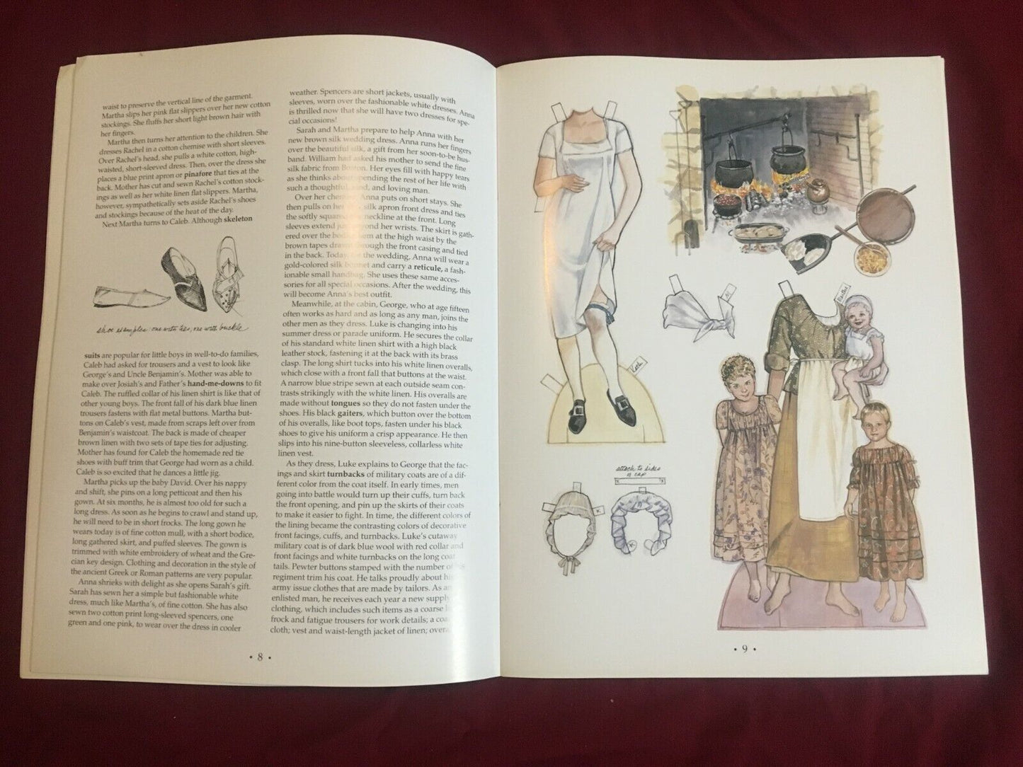 The Fowler Family Celebrates Statehood and a Wedding: Paper Dolls Set