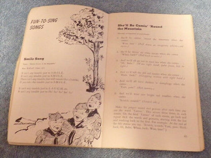 Vintage !956) Boy Scout Songbook-BSA