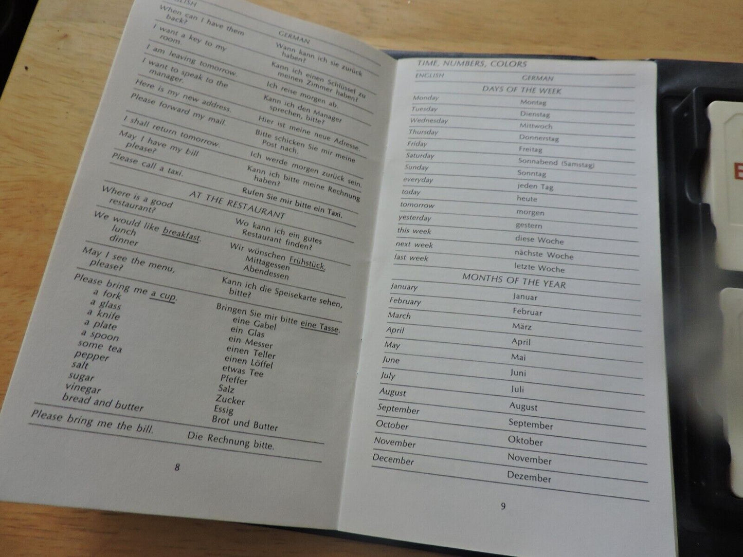 EDUCATIONAL SERVICES TEACHING CASSETTES: GERMAN 1974