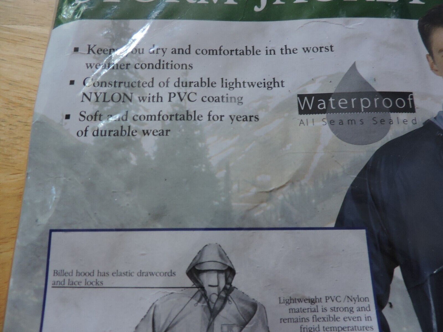 REMINGTON EXTRA LONG STORM JACKET--XL--FOREST GREEN--NEW IN PACKAGE