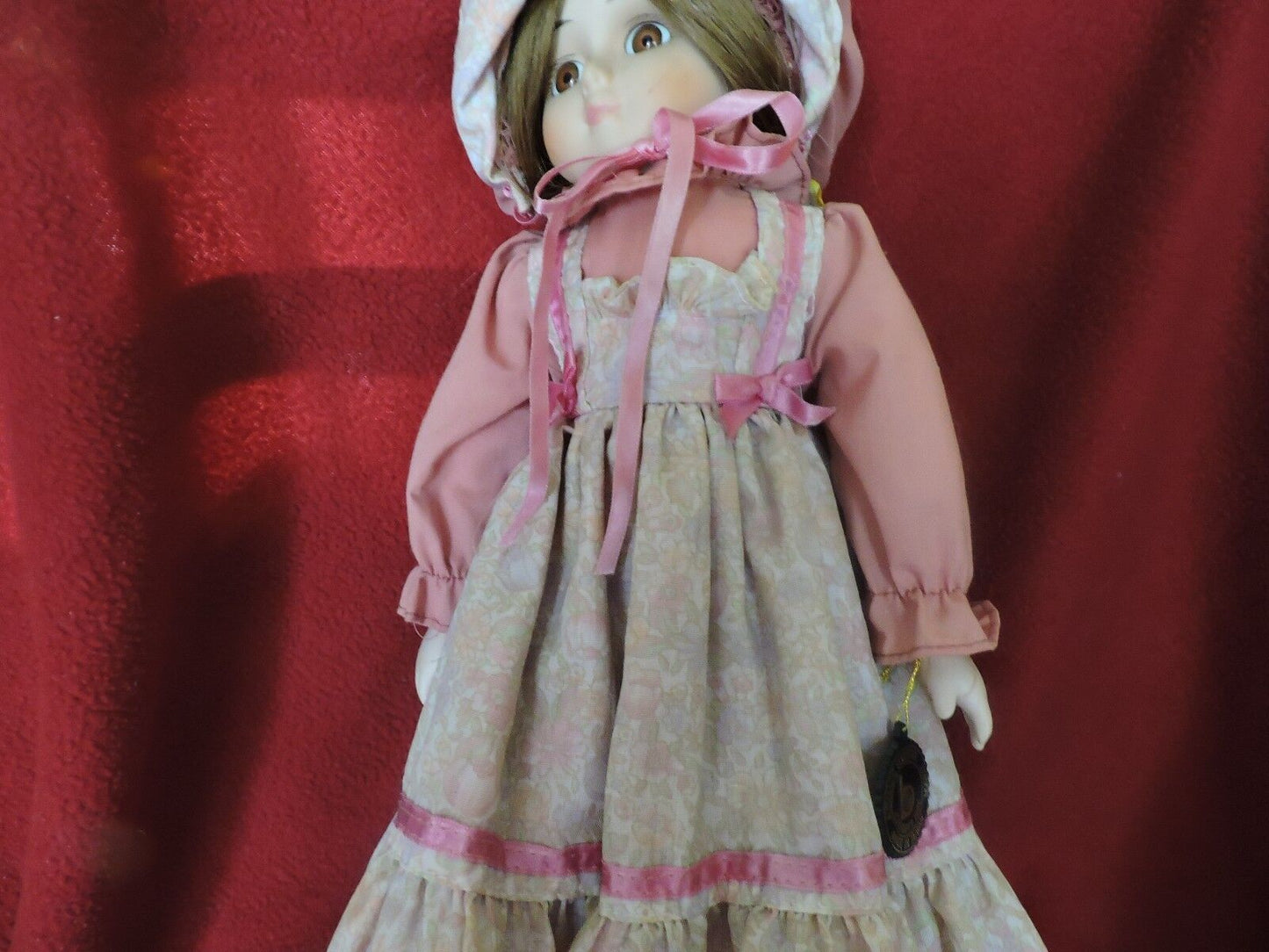 BRINN PORCELAIN DOLL--15 INCHES TALL--1986