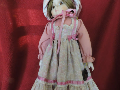 BRINN PORCELAIN DOLL--15 INCHES TALL--1986
