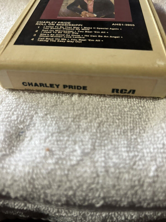 8 TRACK TAPE: CHARLEY PRIDE ROLL ON MISSISSIPPI 1981