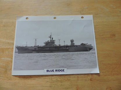 US NAVY SHIP:  Blue Ridge Landing Craft Information Page/Picture