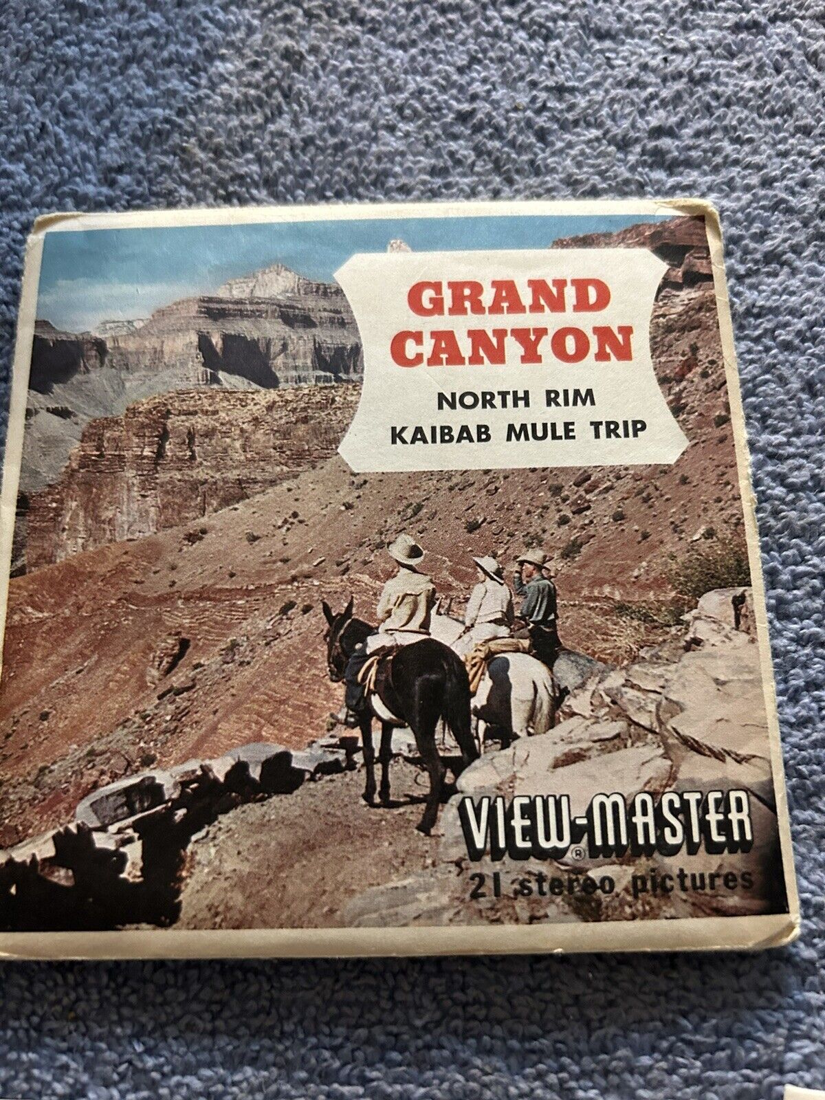 VIEW MASTER 3D REELS:  GRAND CANYON 3 REELS--OPENED PACKAGE