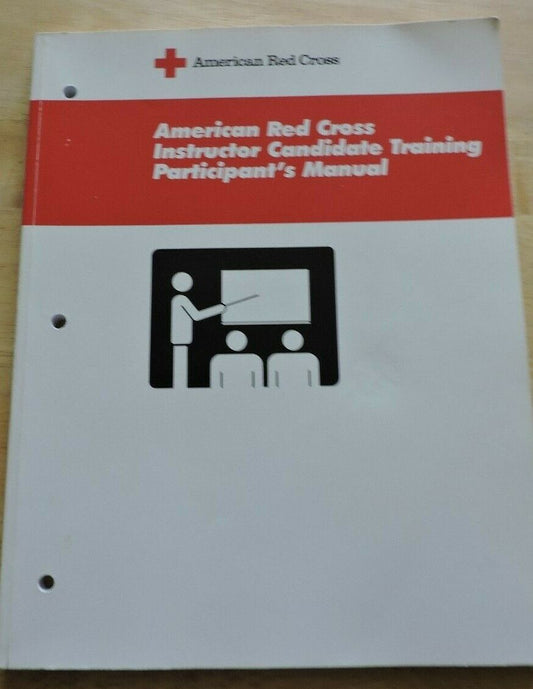 American Red Cross Instructor Candidate Training Participants Manual