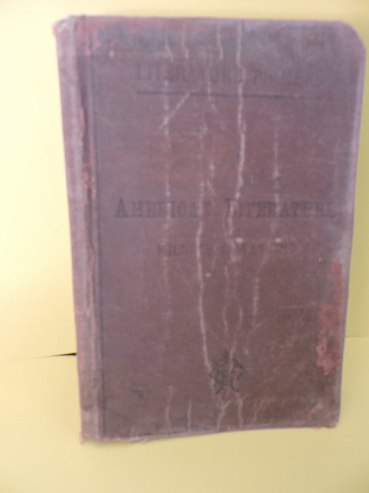 American Literature by Mildred Cabell Watkins 1894