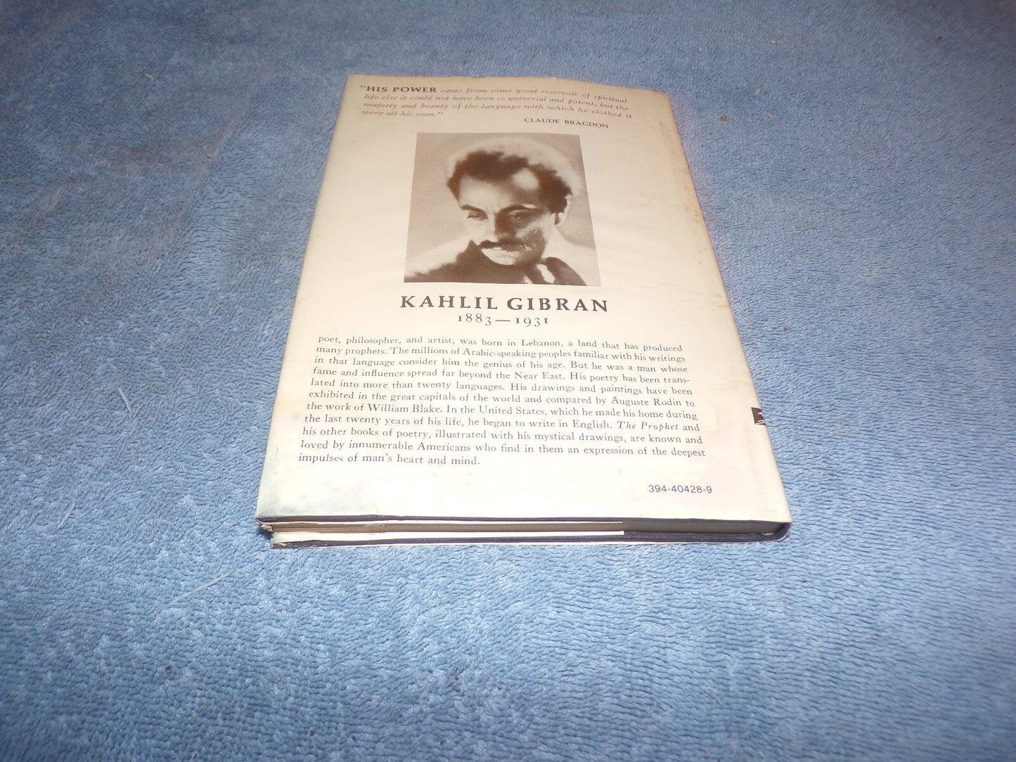 The Prophet Kahlil Gibran Gibrans Masterpiece 1975 Hardcover