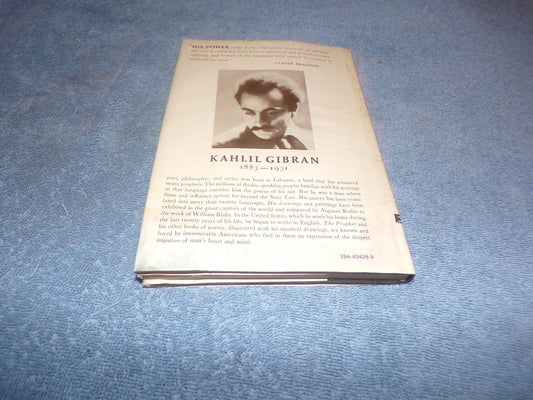 The Prophet Kahlil Gibran Gibrans Masterpiece 1975 Hardcover