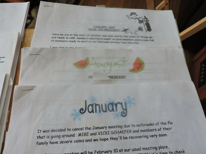 HEART OF AMERICA PLYMOUTH CLUB NEWS--VARIOUS NEWSLETTERS FROM 2010-2014 (18)