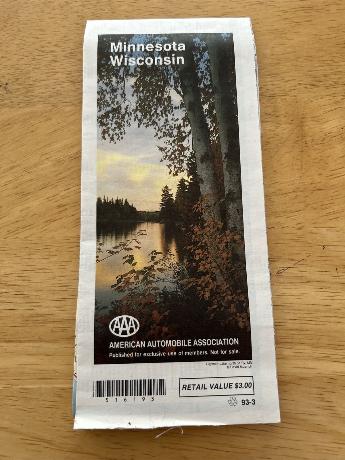 Minnesota and Wisconsin AAA Road Map