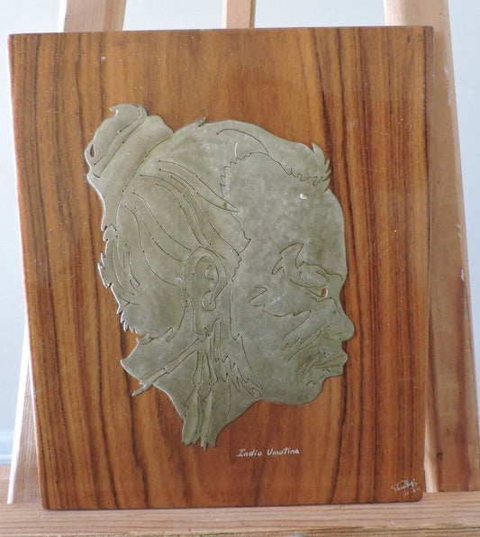 INDO UMATINA METAL ART FROM SAO PAOLO BRASIL 1980 - SIGNED BY ARTIST