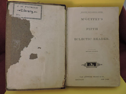 McGuffey's 1879 Fifth  Eclectic  ReaderÂ  Van Antwerp, Bragg & Co.