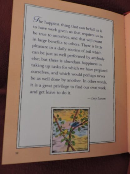 Blue Mountain Arts  Book "BE HAPPY IN  ALL THE WAYS THAT MATTER MOST"  2008