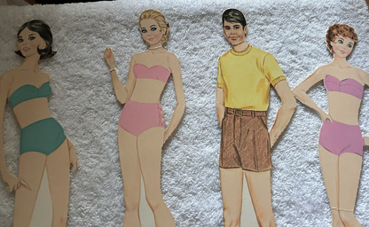 WHITMAN BRIDE AND GROOM PAPER DOLLS 1970