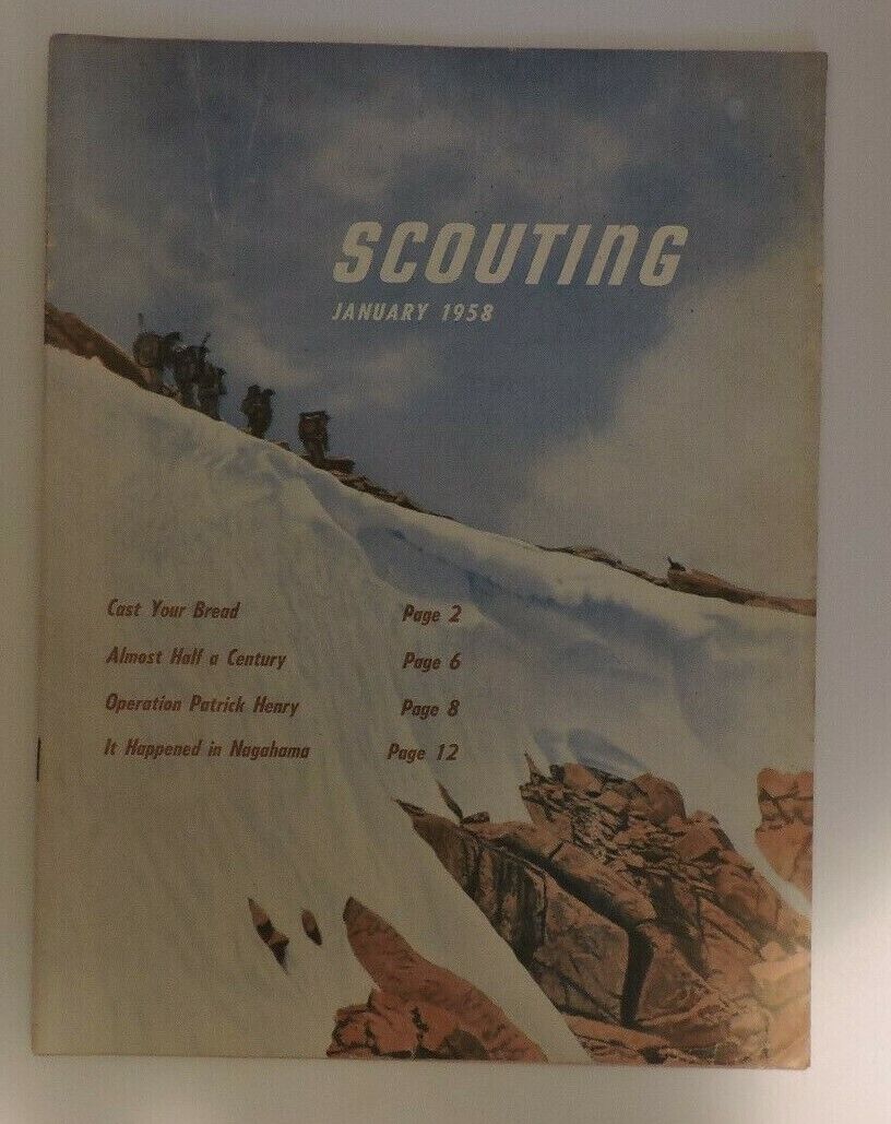 Scouting Magazine January 1958 (Operation Patrick Henry)